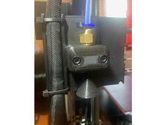 anycubic mega s reverse bowden mount by jwru 3d print model - Mito3D