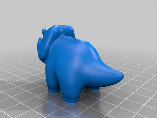 cute dinosaur by jyrefe 3d print model - Mito3D