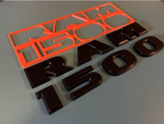 esquivar ram 1500 emblema by kenntha 3d print model - Mito3D