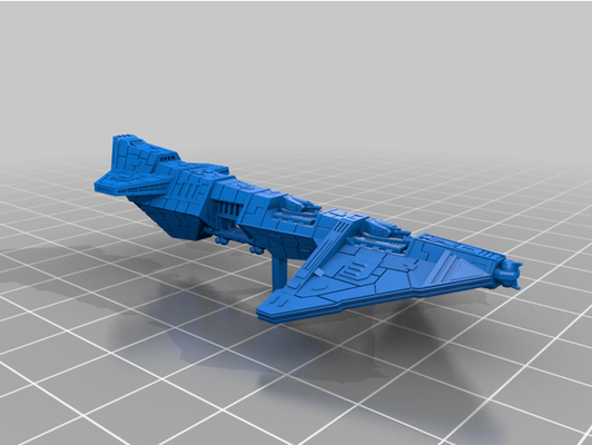 sw armada imperial commando escort carrier by onil creations miniature scifi spaceship starwars star wars 3d print model - Mito3D
