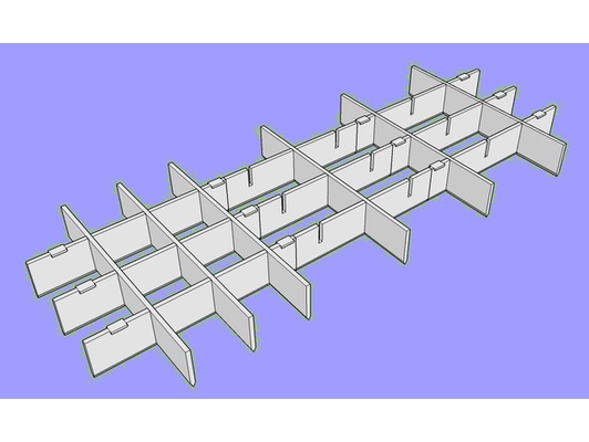 geler séchoir plateau diviseurs by mmotaba 3d print model - Mito3D