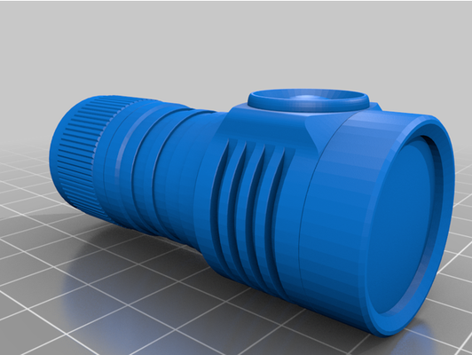 d4v2 18350 tube by wigglee21 emisar taschenlampe noctigon 3d print model - Mito3D