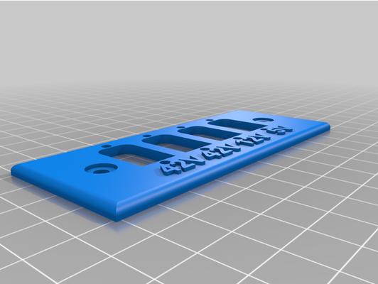 reemplazo panel cisco ws cac by 69babel printnc 3d print model - Mito3D