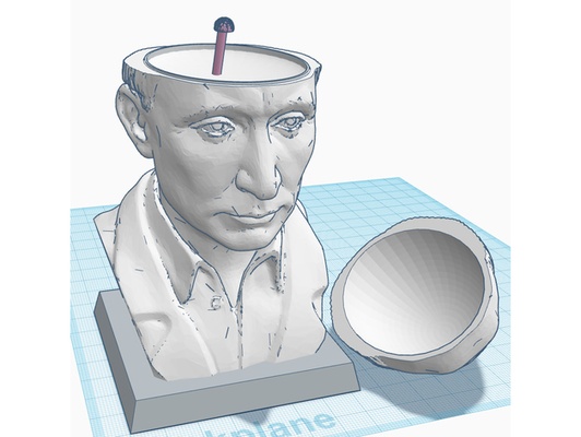 vladimir putin büst anatomi model by kaptanstl 3d print model - Mito3D