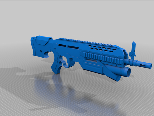 arisaka mk 1 modèle cadre liberté guerres by petitemanoz cosplay arme pistolet soutenir 3d print model - Mito3D