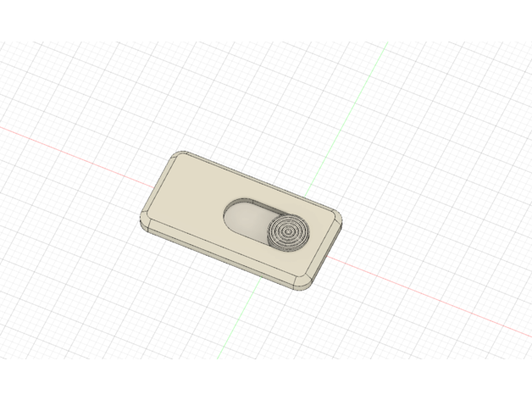 laptop camera cover by kutjara computer security 3d print model - Mito3D