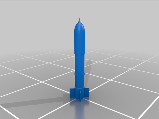 s-24 unguided rocket by lexi valkyria s 24 soviet su17 su22 support team yankee 3d print model - Mito3D