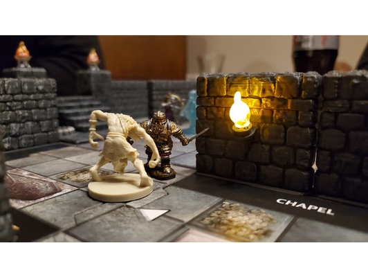 guidato torcia parete w base by magikmancer castello dnd dungeon draghi tremolante giochi ravenloft calcolo tavolo terreno 3d print model - Mito3D