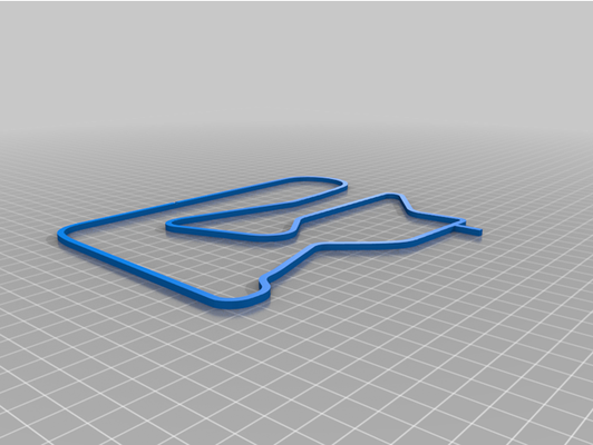 colina poznan polonia carrera pista circuito by updesky 3d print model - Mito3D