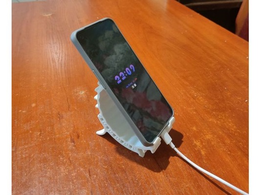 customizable phone stand by takbbir 3d print model - Mito3D