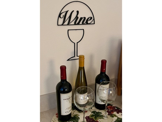 wine wall art decor customizable by jakesterblue 3d print model - Mito3D
