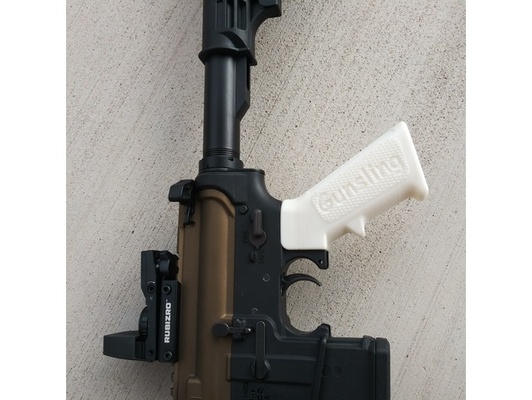 ar 15 pistola firmeza funcional primavera buraco by pistoleiro ar15 personalizado 3d print model - Mito3D