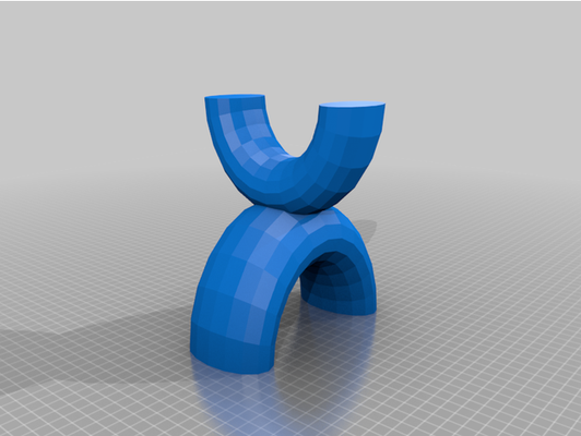 forme objet by impie art décor accueil maison jecter sculpture ushape 3d print model - Mito3D