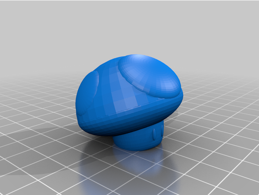 1 up cogumelo by destruição raiva 3d print model - Mito3D