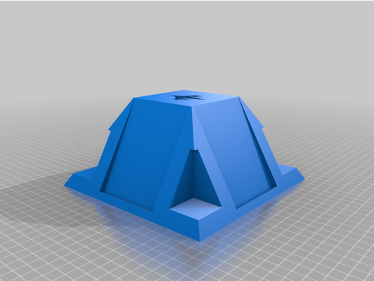 command zone pyramid by baron blitz418 card accessory magic gathering mtg 3d print model - Mito3D