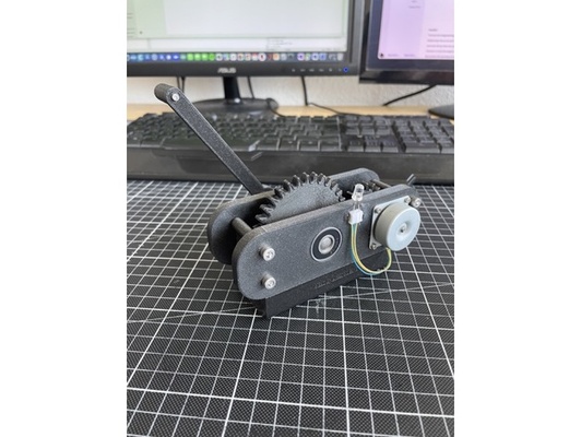 crankgen by lucasmeissner 3dprinting electrical gears generator 3d print model - Mito3D