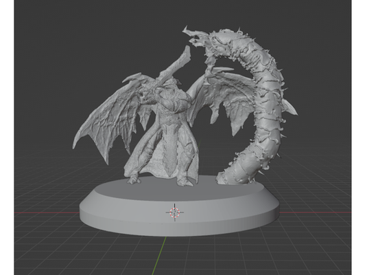 oryx vs akka statue schicksal 2 by social1 spiel skulptur 3d print model - Mito3D