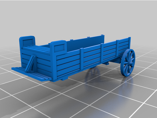 genel 4 tekerlek vagon kolay yazdır by windhamgraves 3d print model - Mito3D