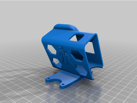 woodchuck fpv wasp hex hero 8 25 degree mount moved by discgolferlee 3d print model - Mito3D