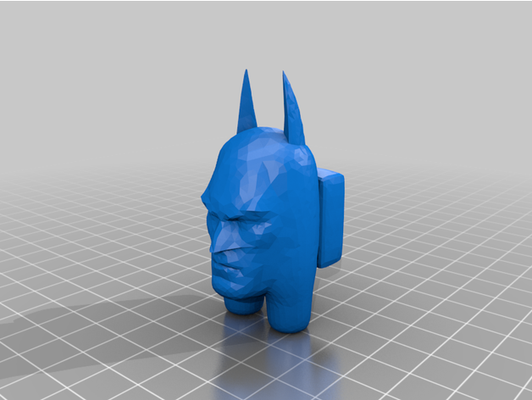 amongus batman by crumbyrax among us game cute joker small suspicious sussy 3d print model - Mito3D