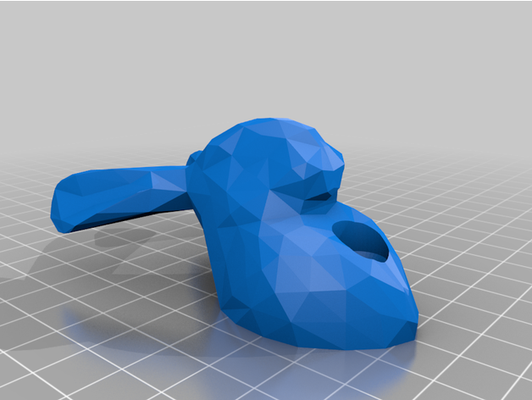 conejo gancho by casco conejito 3d print model - Mito3D