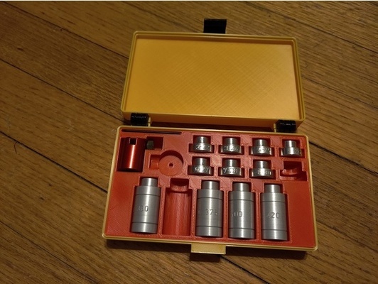 hornady comparator box by brass ring reloading tools 3d print model - Mito3D