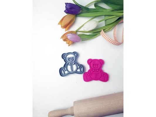 bear cookie cutter by lightwell 3d print model - Mito3D