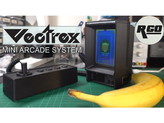 vectrex mini by brik1111 3d print model - Mito3D