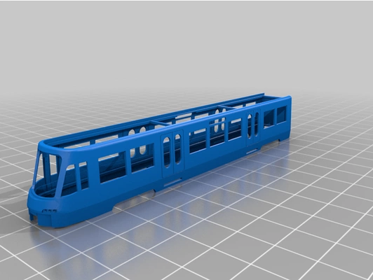 stadtbahn stuttgart dt 8 1 160 by atw12 model railway modellbahn strassenbahn tram 3d print model - Mito3D
