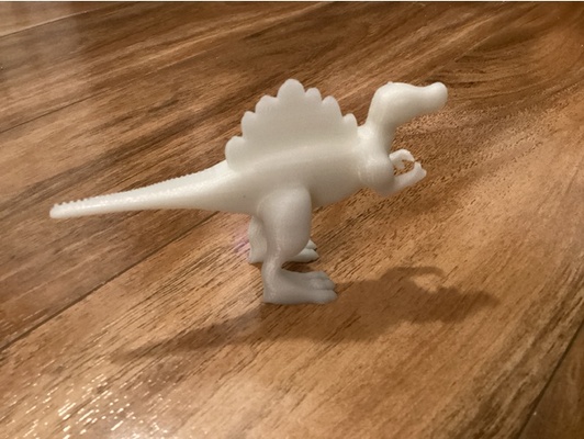 espinho sam by 3dperspective dinossauro independente coluna espinossauro pé brinquedo 3d print model - Mito3D