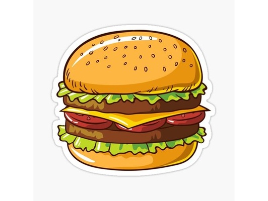 hamburguesa by joelgrosso decoración 3d print model - Mito3D