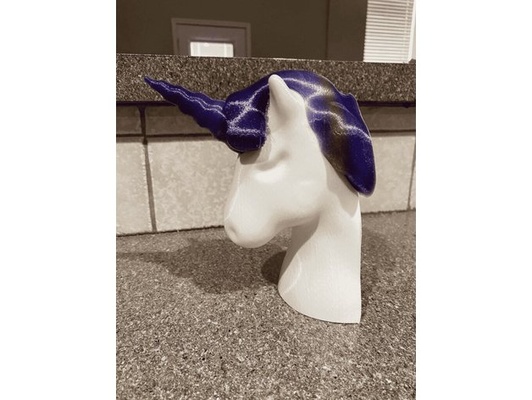 unicornio pared gancho by jscott2881 3d print model - Mito3D