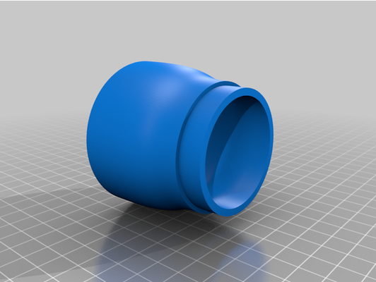 bosch gcm12sd miter dust collection adapter by duffnerd 3d print model - Mito3D