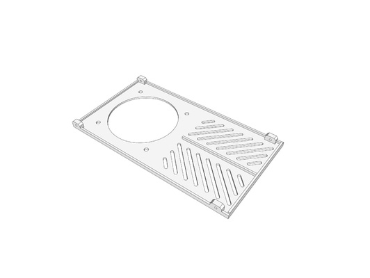 ower supply cover lrs-350-24 80x80x25 fan by drbin 3d print model - Mito3D