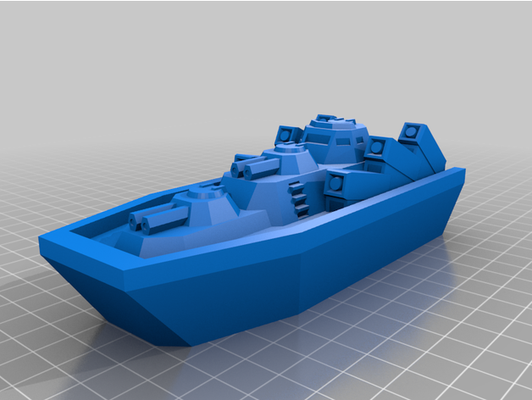 gunboat mkiii a1 by modelbuilderben boat floating toy 3d print model - Mito3D