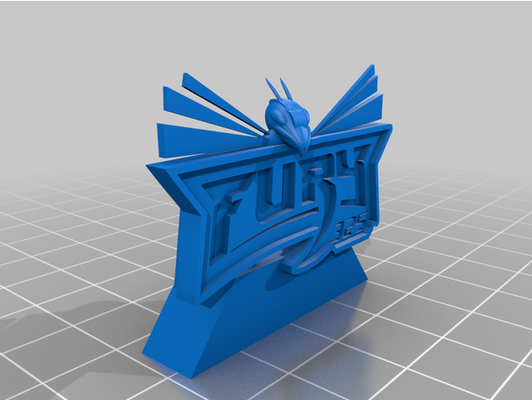 fury325 sign by thekingcorgi 325 carowinds cedar fair fury roller coaster 3d print model - Mito3D