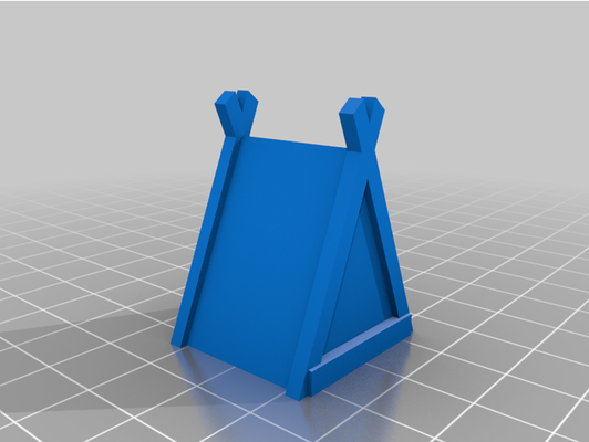 semplice tenda dnd tavolo by importa miniatura giochi 3d print model - Mito3D