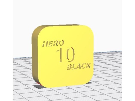 hero 10 lens cover by roncon66 gopro 3d print model - Mito3D