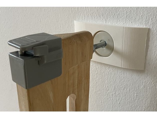 segurança 1st portão escada proteção parede und pressão verteiler by 83metoo 3d print model - Mito3D