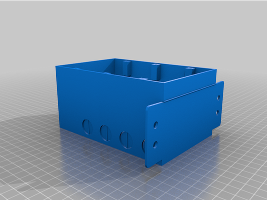 auslauf box by abonnieren elektrisch leistung mauer 3d print model - Mito3D