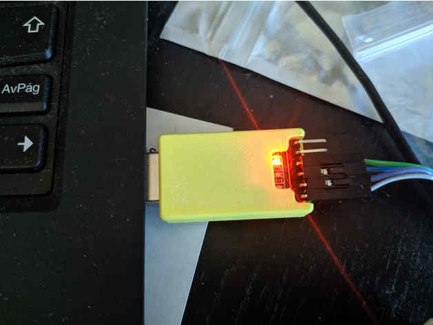 recinzioni cp2102 pl2303 usb to uart convertitori by doragasu astuccio guaina allegato 3D print model - Mito3D