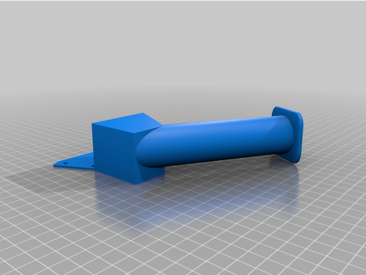 mp mini delta spool holder v4 by micahgerber bowden extruder filament monoprice storage 3d print model - Mito3D