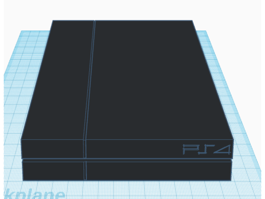 ps4 gaming system by diamond wolf268 3d print model - Mito3D