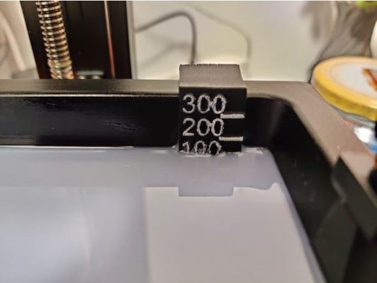 elegoo mars resin level indicator by g3ox printer 3d print model - Mito3D