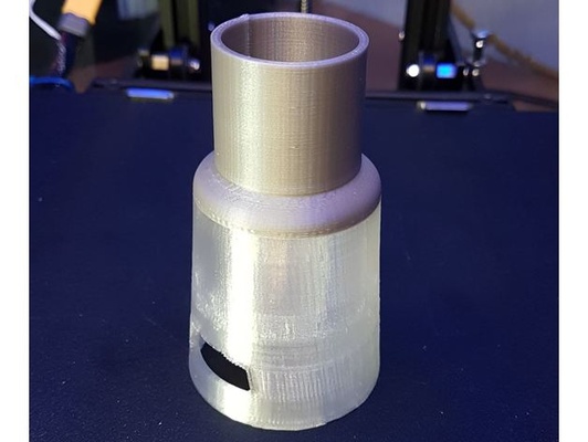 k rcher wd hose connection 35 mm cone + elbow by stuart800 coupling kaercher krcher kupplung schlauch schlauchanschluss 3d print model - Mito3D