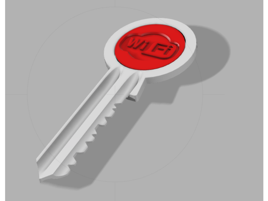 wifi key by ceibel 3d print model - Mito3D