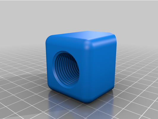 0 5in npt 90deg adaptador by gklein55 3d print model - Mito3D