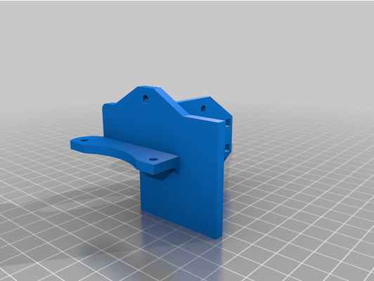 cr-10 s pro direct drive double support rear hole by salvadorromeu 3d print model - Mito3D
