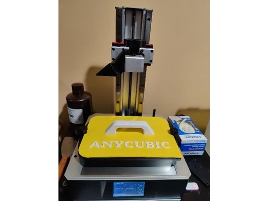 anycubic photon mono x vat cover w handle by jonesey44 3d print model - Mito3D