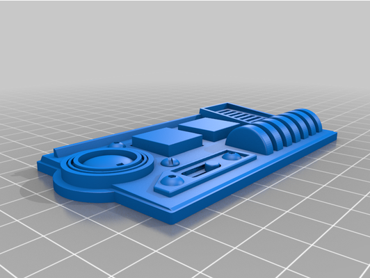 ceket greeblie kişisel belirlemek transponder by sapma greeblies yıldız savaşları kostüm 3d print model - Mito3D